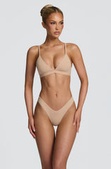 SoftForm Triangle Bralette - Clay