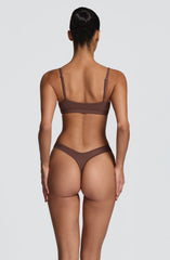 SoftForm Scoop Bralette - Chocolate