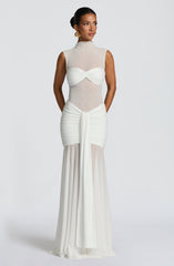 Fae Maxi Skirt - White