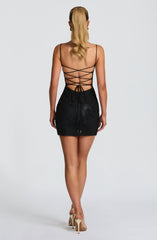 Nefertiti Mini Dress - Black