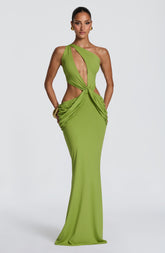 Onyx Maxi Dress - Olive