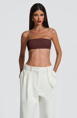 Simi Top - Plum Brown