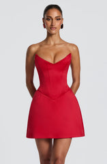 Torin Mini Dress - Red