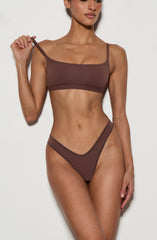 SoftForm Scoop Bralette - Chocolate