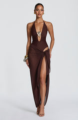 Talia Sarong - Plum Brown