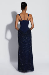 Yeona Maxi Dress - Navy