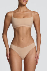 SoftForm Scoop Bralette - Clay