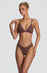 SoftForm Triangle Bralette - Chocolate