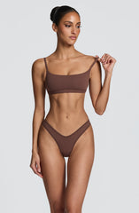 SoftForm Scoop Bralette - Chocolate