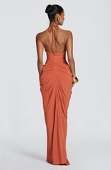 Adele Maxi Dress - Burnt Orange