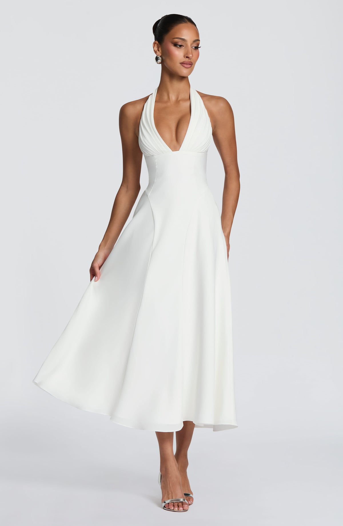 Hayden Midi Dress - Ivory