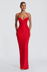 Nigella Maxi Dress - Red