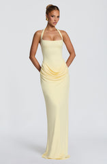 Sharona Maxi Dress - Lemon